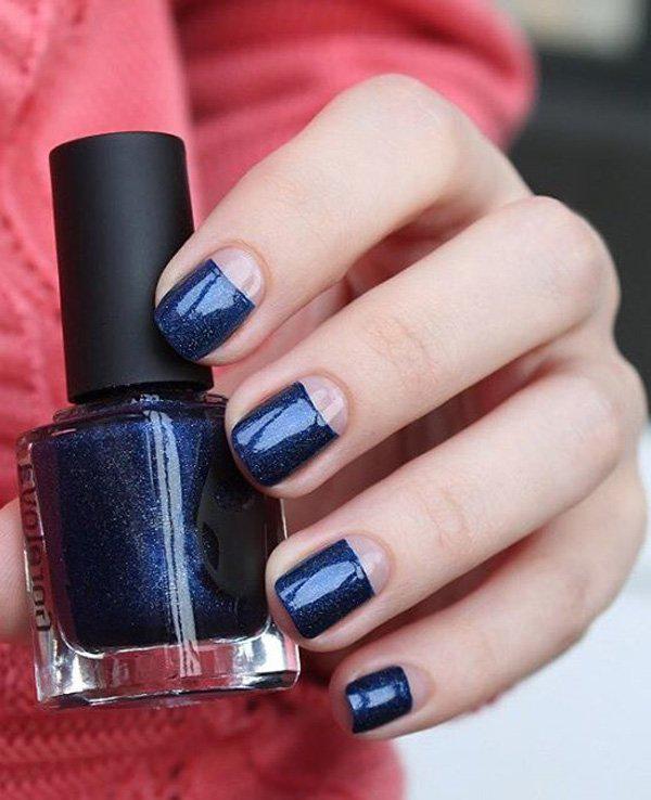 50 Half Moon Nail Art Ideas
