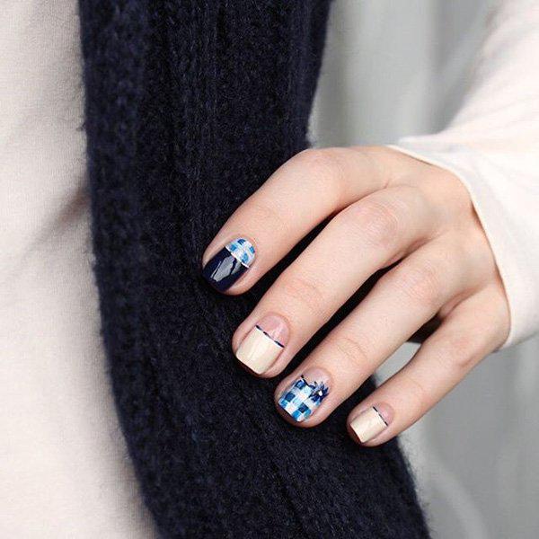 50 Half Moon Nail Art Ideas