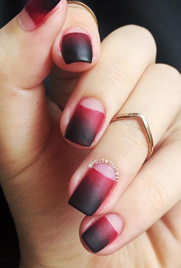 50 Half Moon Nail Art Ideas