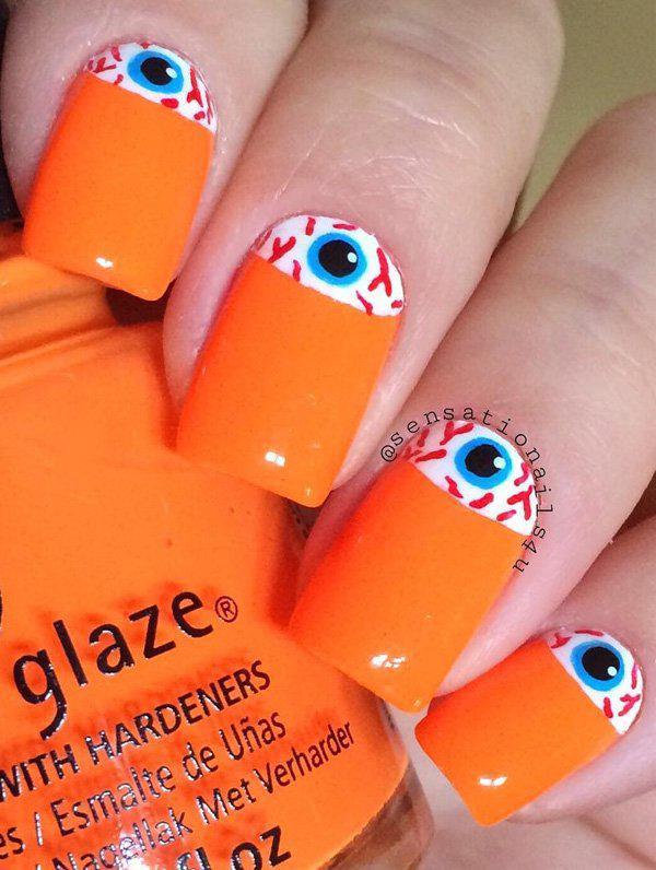 50 Half Moon Nail Art Ideas