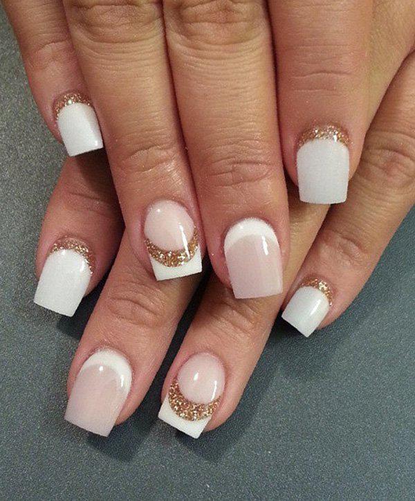 50 Half Moon Nail Art Ideas