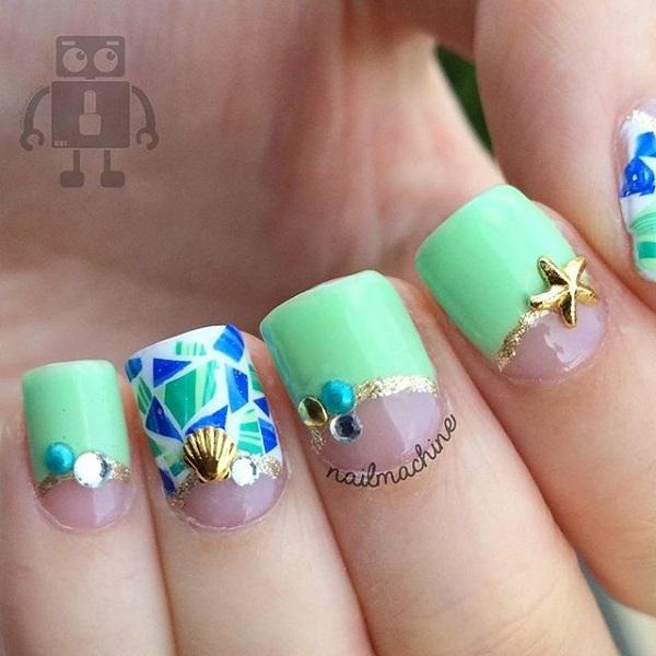45 Ocean Nail Art Ideas