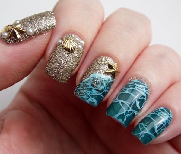 45 Ocean Nail Art Ideas