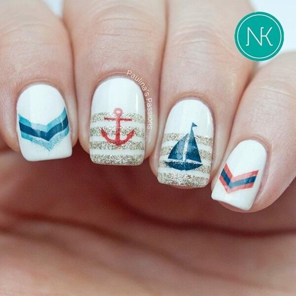 45 Ocean Nail Art Ideas
