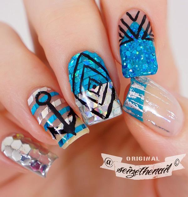 45 Ocean Nail Art Ideas