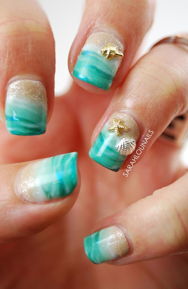 45 Ocean Nail Art Ideas