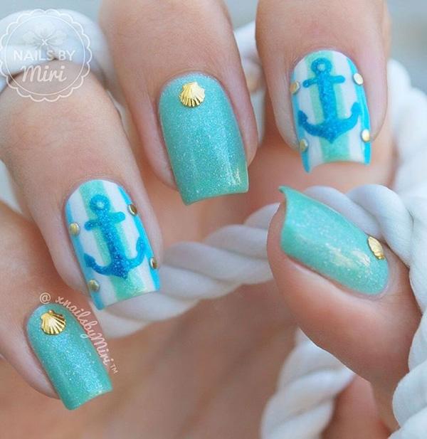 45 Ocean Nail Art Ideas