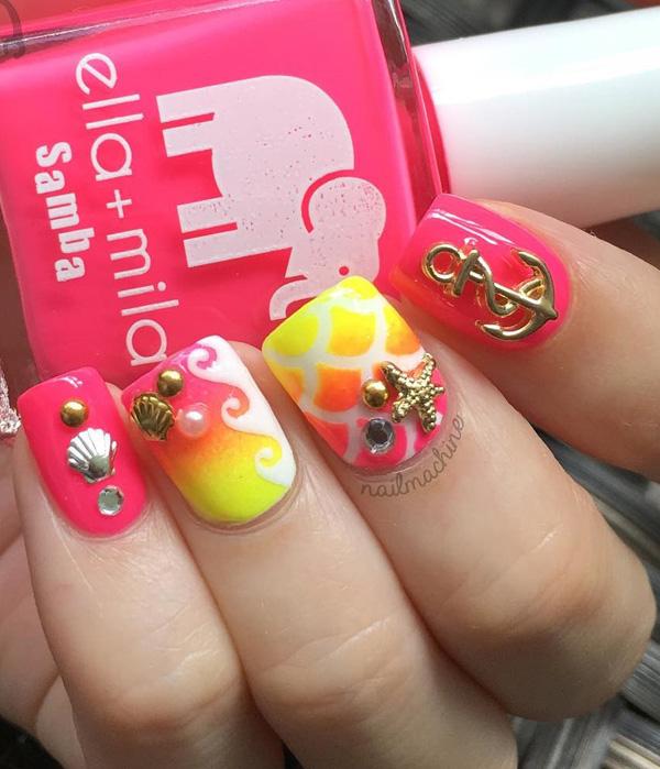 45 Ocean Nail Art Ideas