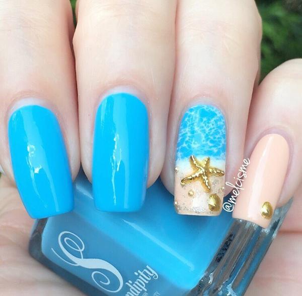 45 Ocean Nail Art Ideas