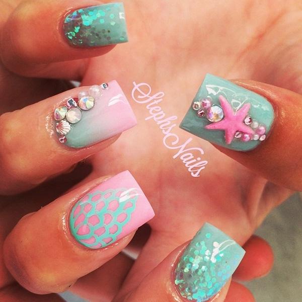 45 Ocean Nail Art Ideas