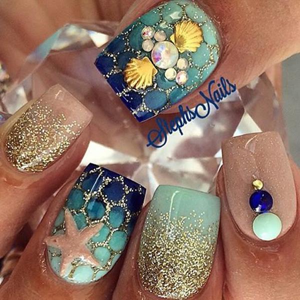 45 Ocean Nail Art Ideas