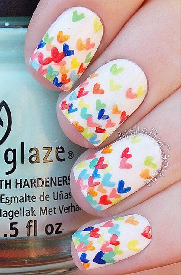 30+ Rainbow Nail Art Ideas