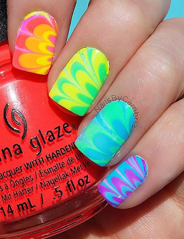 30+ Rainbow Nail Art Ideas