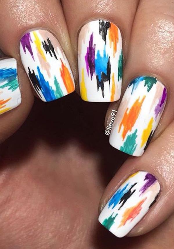 30+ Rainbow Nail Art Ideas