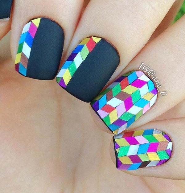 30+ Rainbow Nail Art Ideas