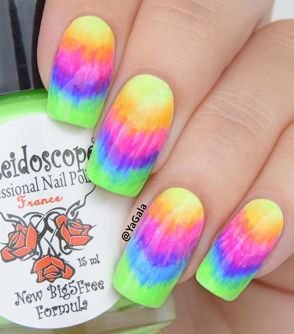 30+ Rainbow Nail Art Ideas