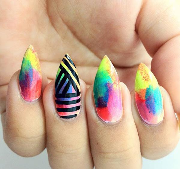30+ Rainbow Nail Art Ideas