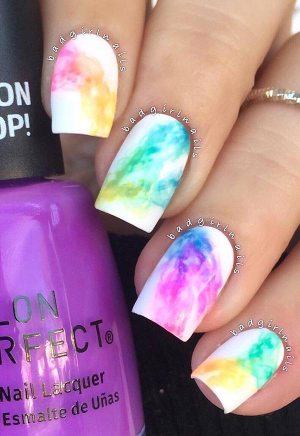 30+ Rainbow Nail Art Ideas
