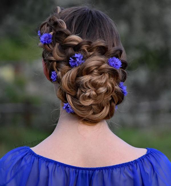 50+ Updos for Long Hair Ideas