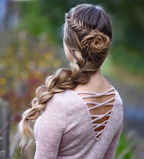 50+ Updos for Long Hair Ideas