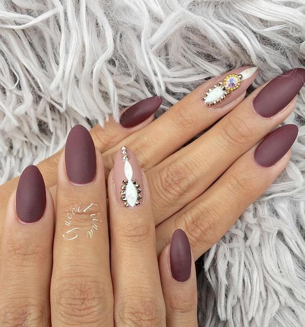 50 Rhinestone Nail Art Ideas
