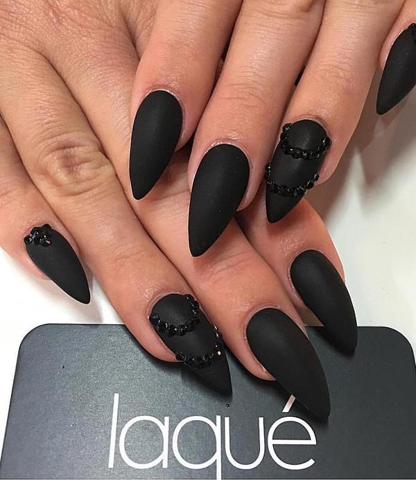 50 Rhinestone Nail Art Ideas
