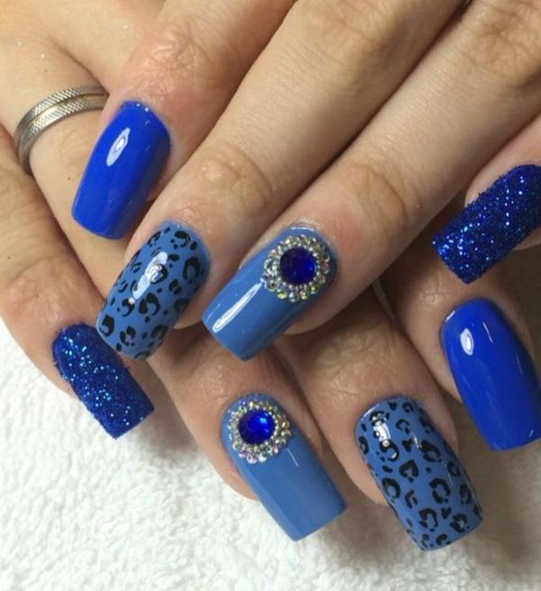 50 Rhinestone Nail Art Ideas