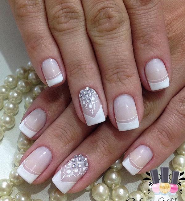 50 Rhinestone Nail Art Ideas