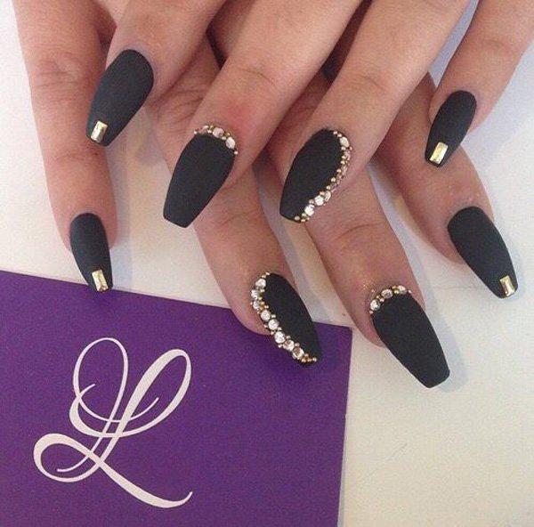 50 Rhinestone Nail Art Ideas