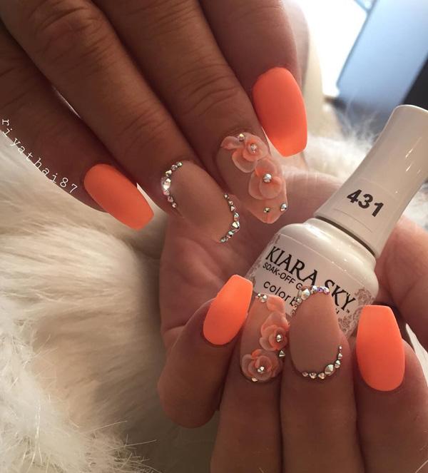 50 Rhinestone Nail Art Ideas
