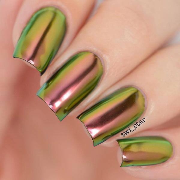 55+ Creative and Chic Chrome Nail Art Ideas