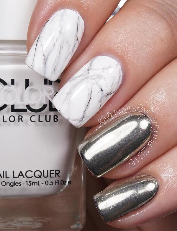 55+ Creative and Chic Chrome Nail Art Ideas