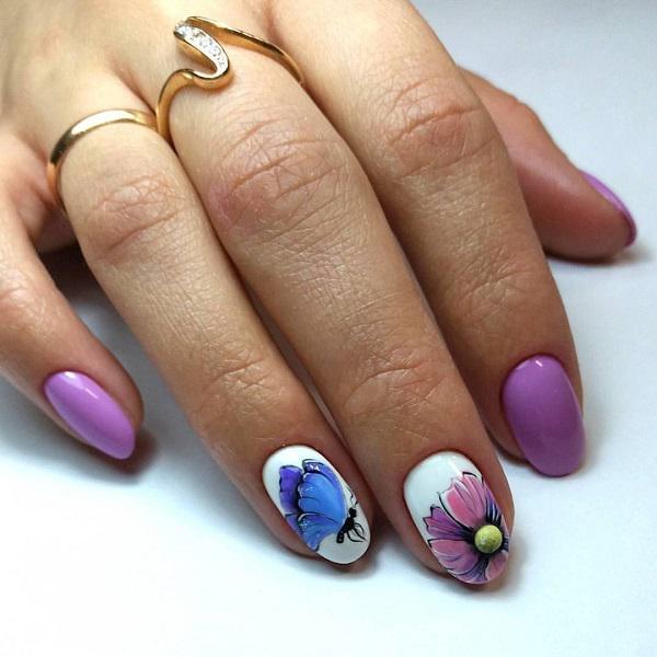 45 Purple Nail Art Designs