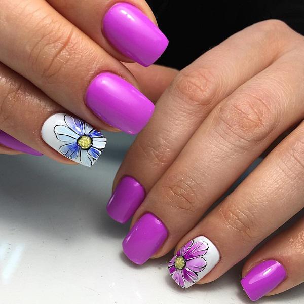 45 Purple Nail Art Designs