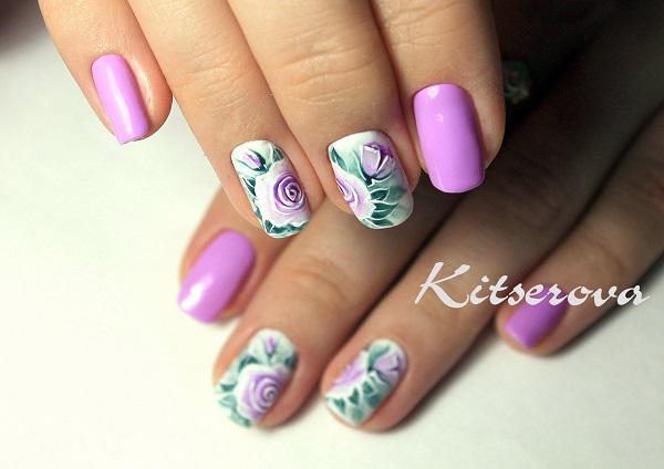 45 Purple Nail Art Designs