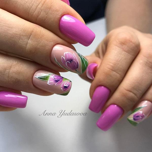 45 Purple Nail Art Designs