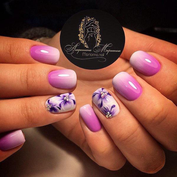 45 Purple Nail Art Designs
