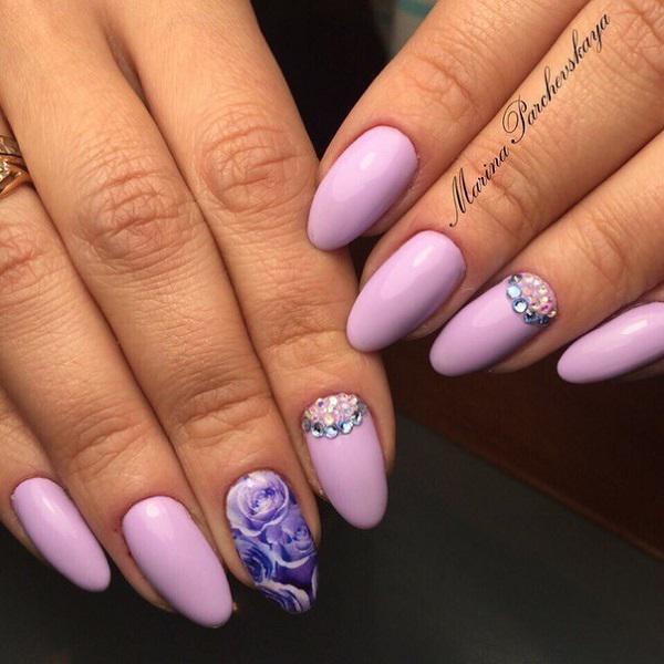 45 Purple Nail Art Designs