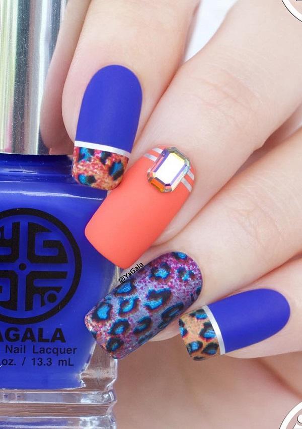 45 Multicolored Nail Art Ideas