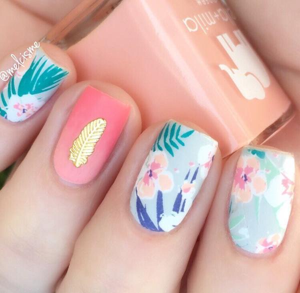 45 Multicolored Nail Art Ideas