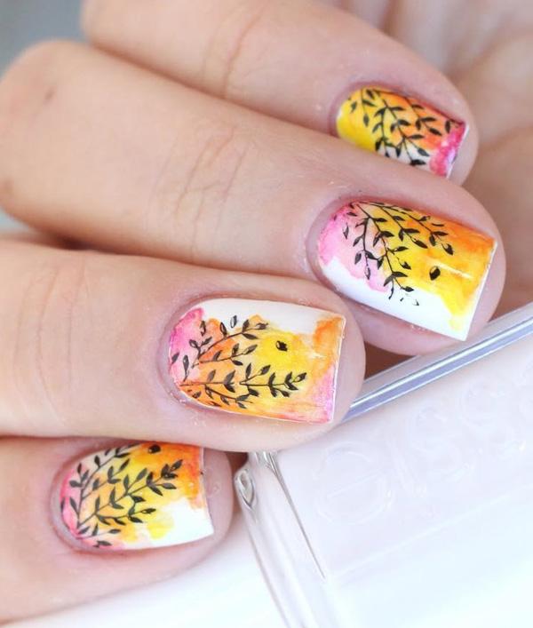 45 Multicolored Nail Art Ideas