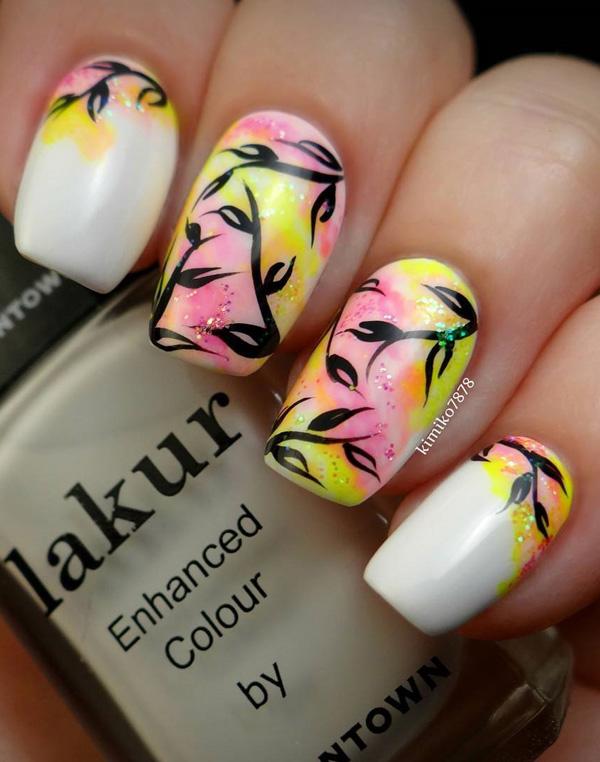 45 Multicolored Nail Art Ideas