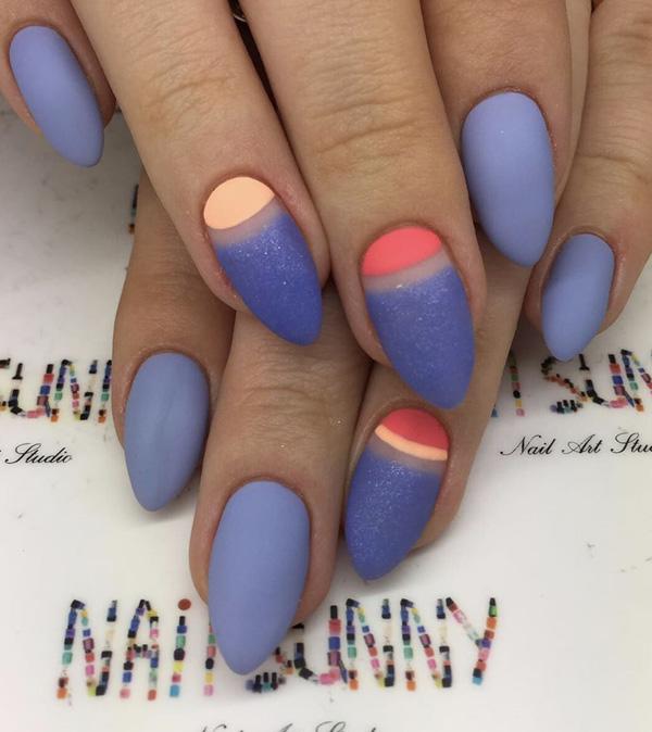 45 Multicolored Nail Art Ideas