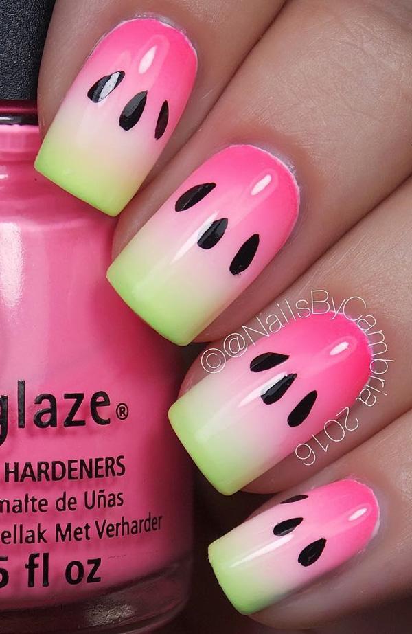 45 Multicolored Nail Art Ideas
