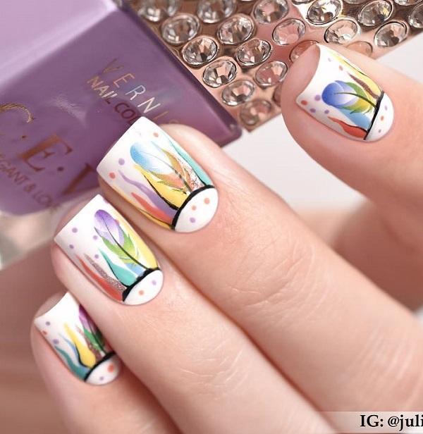 70 Square Nail Art Ideas