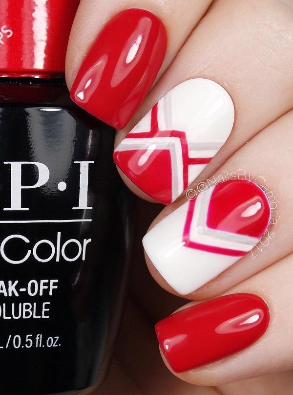 55 Stripes Nail Art Ideas