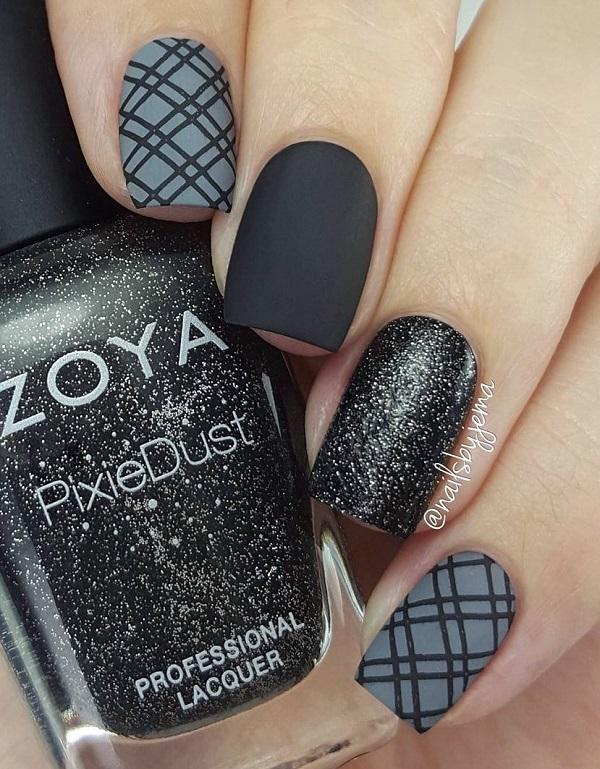 55 Stripes Nail Art Ideas