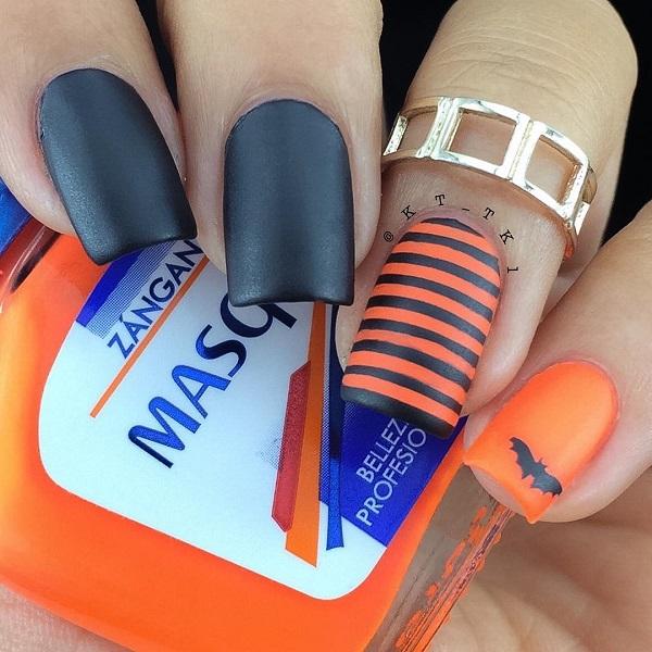 55 Stripes Nail Art Ideas