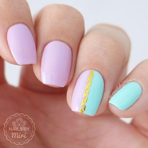 55 Stripes Nail Art Ideas