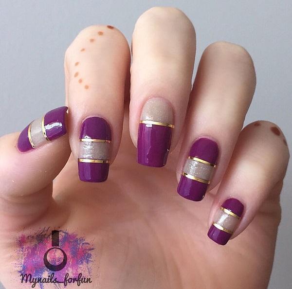 55 Stripes Nail Art Ideas